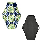 Healeved 4 Stück Stillmatte Aus Stoff Pads Menstruation- Mikrofaser Liner Doppelter Matratzenschoner Kühlung Slipeinlagen Für Damen Zeitraum Matratzenauflage Bettdecke Teenager Frauen