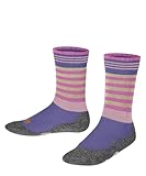FALKE Unisex Kinder Active Frog K So Wolle Funktionsmaterial dick atmungsaktiv Gemustert Socken, Lila Crocus 8305, 23-26
