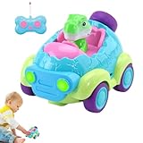 Dinosaur -Rennauto, Dinosaurierauto -Spielzeug,Lustiger Cartoon -Rennwagen mit Licht und Musik | Rennsportspielzeug, Fernbedienungsmodellfahrzeug für , Kinder, Teenager im Alter von 2 bis 3 Jahren