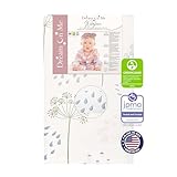 Dream On Me Wildflower 2-in-1 Säuglings- und Kleinkindmatratze, Greenguard Gold, umweltfreundliche Babymatratze, JPMA-zertifizierte Säuglingsmatratze, abnehmbarer Bezug mit Reißverschluss, maximale