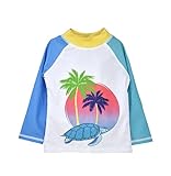 Flap Happy Rashguard-Badeoberteil für Jungen mit LSF 50+, Turtle Beach, 2 Jahre