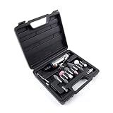 Suoumwa 1/4 'Luftstabmühle-Gravur-Werkzeug-Kit mit 10-Pcs-Schleifköpfen und 3 Mm/6 mm Launen-Grinsen-Poliermaschine, Poliermaschine