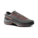 La Sportiva Tarantula Kletterschuhe für Herren, Carbon/Cherry Tomato, 44.5 EU