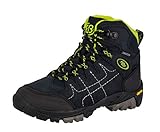 Brütting Mount Shasta Kids Hi Unisex Kinder Trekking- & Wanderstiefel, Marine/ Lemon, 39 EU