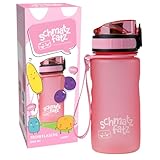 schmatzfatz Klarstein Sportflasche, Sport-Wasserflasche, hält kaltes Wasser, Trinkflasche für Erwachsene, Männer, Frauen und Kinder, BPA-frei, auslaufsicher, 350 ml, Rosa