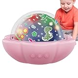 Qkbuza Projektor Nachtlicht für Kinder – Nachtlicht Sterne Projektion für Decke – Lernspielzeug Interaktives LED für Schlafzimmer Wohnzimmer