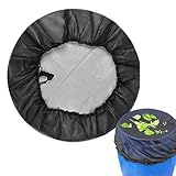 Netzabdeckung – Regentonne Netzabdeckung, Wasserspeicherfass | verstellbarer Kordelzug Regensammelfässer Netz hält Blätter Schmutz draußen draußen Schmutzschutz für Garten