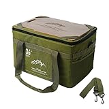 Home Organizer Set, Packwürfel mit Reißverschluss, recyceltes Tierpaket Setcamping Organizer Toten - Campingorganisatoren und Aufbewahrung | CAMP UTILITY BASS BOX BOX ORGANIZZAZ, grün, Fare