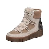 Rieker Damen Y6120 Schnürstiefel, Beige, 41 EU