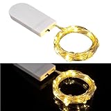 Dekorative Lichterkette - 1m Kupferdraht, LED-Lampenperlen, Mini-Lichterkette | Perfekt für Innen Weihnachten Neujahr Ostern Geburtstag Valentinstag Festival Schlafzimmer Party Dekoration