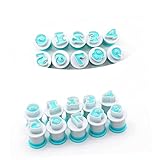 MAGICLULU 10St Kuchenform zahlenform baking form kuchen teller Die Silikonform silikonformen für steine silikongiesform Die Fondantform Kastenform Gebäckmatte Maschine Ofen Brotdose Keksform