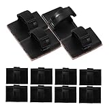 Lurrose 50 Stück Selbstklebender Kabelhalter für Desktop Praktischer Kabelorganizer zur Kabelarrangement Vielseitiger Kreativer Kabelmanager für Schlafzimmer Büro Studium