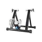 Indoor Bike Trainer Exercise Stand Foldable Bike Fitness Stand for Road MTB Training 26-29 Inch