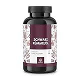 NATURALKRAFT® Premium Schwarzkümmelöl Kapseln – 180 Vegane Kapseln für 6 Monate, 1000 mg pro Kapsel Tagesdosis, Kaltgepresst, Natürlich, Laborgeprüft, Deutsche Markenqualität