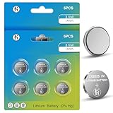 CR2025 3V Lithium Batterie-Coin & Knopfzelle für Auto-Fernbedienungen/Schlüsselanhänger/Glukosemonitor/Kerzen/Waagen/Türklingel/Intelligente Sensoren/3Volt 2025 Ersatzbatterien(12 Stück)
