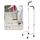 Treppensteighilfe für Treppensteiger, Höhenverstellbar 76-117 cm, passend für die meisten Standardstufen, Perfekte Tritthilfe für ältere Frauen und Männer