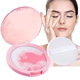 yakermur Kompaktes Gesichtspuder, natürliches mattes Grundpuder, Concealer, langer Halt, wasserfest, neutralisierend für reife Haut – Alltag und Reise