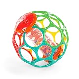 Oball, Regenmacher, flexibler, leicht greifbarer Ball, zum Schütteln, Greifen und Beißen, ab 3 Monaten