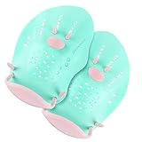 1 Paar Silikon Schwimmen Zubehör Streamline Schwimmen Hand Paddle Training Multiflosse Szenario Power Paddle Anwendungen