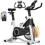 Labgrey Heimtrainer Fahrrad mit Magnetischer Widerstand, Fitness Fahrrad für Zuhause, Indoor Kardio Training, Bike mit Pulsmesser, LCD Display, Sitz & Widerstand Einstellbar
