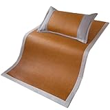 Atmungsaktive kühlende Sommermatratze mit Kissenbezug – leichte, tragbare Isomatte für bequemen Schlaf im Schlafsaal und zu Hause