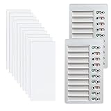 Memo Checklist Boards, Chart Memo Board, Checkliste Tafel, Checklist Boards, Zeitplan Planer, für Zuhause Reisen Lernplanung Zeitplan Erinnerung, 2 Stück, mit 10 Ersatzblättern, Weiß, Keine Worte