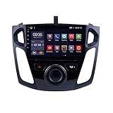 Generisch Autoradio mit Canbus für Fo-rd Focus 2012-2015, unterstützt Lenkradsteuerung/Bluetooth/Freisprecheinrichtung/Mirror Link/AUX/USB/Multimediaplayer