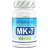 Vitamin K2 - Hochdosiert mit 200 µg (mcg) je Tablette - Premium: Echtes 99,7+% All Trans MK7 (K2VITAL® von Kappa) - 240 Tabletten - Laborgeprüft - Vegan - Premium Qualität