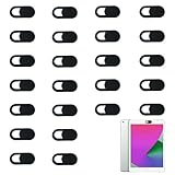 24 Stück Kamera Abdeckung Handy,Webcam Abdeckung,Laptop Kamera Abdeckung,Kamera Abdeckung Laptop,Webcam Cover,Kamera Cover Folie Ultradünn,für Handy,Tablet,Laptops,Schutz Ihrer Privatsphäre(Schwarz)