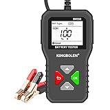 KINGBOLEN BM550 6V 12V 24V Autobatterie Tester, 100-2000 CCA Spannung Tester 2Ah-220Ah Innenwiderstand Tester Genaue digitale Auto-Batterie-Analysator für Autos LKW SUV ATV Boote Motorräder Fahrzeug