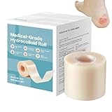 Hydrokolloid Pflaster Rolle - 5M Hydrokolloid Pflasterverbände Verbände Blasenpflaster Wundpflaster Selbstklebender Wasserfestes, Für Pickel, Schnitte, Zehen, Gesicht, Wundpflege