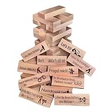 48 Super Freche Blocktricks Spiel, Freche Jengas Spiel für Erwachsene, Valentinstag Skull Turm Blockspiel für Paare