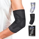 Lexniush Ellenbogenbandage für Damen und Herren, Ellenbogen-Kompressionsmanschetten für Tennis- und Golferarm, Sehnenentzündung, Arthritis, Gelenkschmerzlinderung, Armstütze, Ellenbogenbandage für