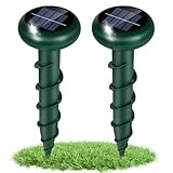 Katzenschreck Für Garten,Solar Maulwurf Vertreiber Testsieger,Ultraschall 7 Farbige Beleuchtung Maulwurfschreck 3 Modus,Ip65 Wasserdicht Katzenschreck Tiervertreiber,Für Bvögel, Waschbären,Hunde