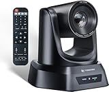 TONGVEO 10x Optischer Zoom HDMI/USB PTZ Kamera 1080P 60fps Konferenzkamera für OBS vMix YouTube Live Streaming Skype Zoom Videokonferenz
