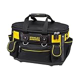 STANLEY FatMax Werkzeugtasche/Werkzeugbeutel (50x33x31cm, mit runder Öffnung, formstabile Konstruktion, leicht zugängliche Fächer, ergonomischer Handgriff) FMST1-70749