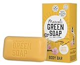 Marcel's Green Soap - Dusch Bar Vanille & Kirschblüte - Dusch Seife - Umweltfreundlich - Vegan - 97% Biologisch abbaubar - 150 gr