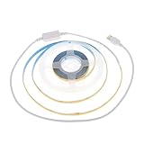 Angoily Cob weicher Lichtstreifen LED-Leiste intelligente LED-Streifenlichter Lichtband Bewegungssensor led strip ecken led leiste warmweiß heeloween Streifenlampe leichtes Zubehör Plastik