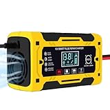 Auto-Ladegerät,Auto-Ladegerät – Kfz-Ladegerät 12 V Intelligentes Ladegerät | Batteriehalter für tragbares Auto-Ladegerät Trickle Float für Auto, Cam