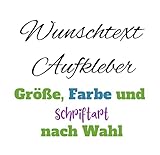 Ma2ca Autoaufkleber KFZ-Aufkleber Wunschtext Aufkleber selbst gestalten - als Schriftzug - Tuning Sticker Klebeschrift - Buchstaben Text Aufkleber Autofolie Folien Aufkleber
