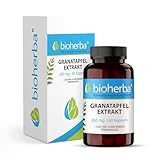 Granatapfel Kapseln – 60 Stück mit 720 mg Tagesdosis Extrakt enthält Selen von BIOHERBA PZN 17190648