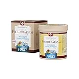 SwissMedicus Pferdebalsam mit 25 Kräuter (Beinwell, Rosskastanie, Arnika, Eukalyptus) – Spürbare Linderung bei Massage – Für Muskeln, Gelenke und Rücken – Kühlende Extra-Starke Formel – 500 ml