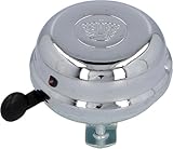 FISCHER Fahrradglocke, passend an allen gängigen Lenker, mit Halterung, rostfrei, verchromt