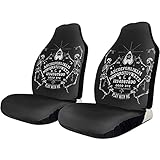 Vintages Hexen-Ouija-Brett-Tanzen-Skelett Das Auto Sitzbezüge Anti-Dirty Auto-Schonbezüge Wasserdichter Werkstattschoner-Auto Für Autos,Van 2Pcs,52X138cm
