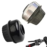 SquEqu 2 Stück versteckte Fahrradklingel 22,2 mm Lenkerhalterung Aluminiumlegierung Fahrradglocken für 2,2 cm Elektro-Scooter-Lenker, Freestyle, BMX, Kinder, BMX, Fahrräder, Riser Bar, Honkin Cruiser