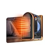 GZCHENHAO 5.0 Mini Heizlüfter【Heizleistung Nr.1–SPD Zertifizierung】【4 sichere Schutzmechanismen】Keramik Heizlüfter Bad Schlafzimmer Büro,Schwarz Camping Heizung Elektrisch