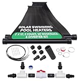 SunQuest 2–2 'X12 Solar Schwimmbad Pool Heizung mit Couplers-Max-Flow 2-2ft x 12ft with Diverter and Roof Kit
