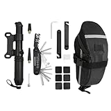 NONGYU Fahrrad-Reifenreparatur-Set für Fahrräder, multifunktionales Pannenwerkzeug-Set, tragbare Schraubenschlüssel, Fahrradreparaturwerkzeug