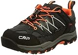 CMP Rigel Low Trekking Shoe Wp Traillaufschuh, Antracite-Flash ORANGE, 39 EU