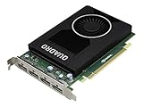 PNY Nvidia Quadro M2000 4 GB GDDR5 Professionelle Grafikkarte – 768 Kerne, 128 Bit, Einzelsteckplatz, volle Höhe, 75 W, PCIe 3.0 x16, 4X DisplayPort 1.2 (erneuert)